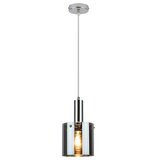 Rabalux donati, staklo visilica lampa, hrom, tonirano staklo, E27 1x | ePonuda.com