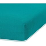 AmeliaHome Plahta s gumom Ruby 160-180x200 cm, tirkizna | shoptok.hr