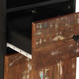 vidaXL Kopalniška omarica 38x33x160 cm trden predelan les | Shoptok.si