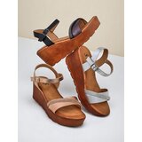Resti Women's wedge sandals with rhinestones and glitter Aurora Glow | shoptok.hr