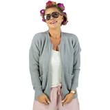 Pri Short cardigan unbuttoned sweater in fluffy knit fabric "COCO CHIC" | shoptok.hr