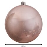 Dekordom Novogodišnja kugla za jelku 20cm 022474 - Blush pink - KMG | ePonuda.com