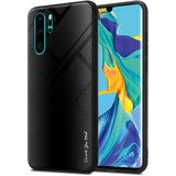  Ohišje, združljiv s Huawei - Stripe Optics v Opal Black - Zaščitni pokrov iz silikona TPU in hrbta iz kaljenega stekla, (20573397) | Shoptok.si