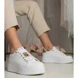 D/CEO marka niezdefiniowana White-gold women's sneakers decorated with stones Sarena | ePonuda.com