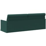 SOFA za 3 osobe Tamnozelena 220 x 81 x 82 cm Tkanina Slike