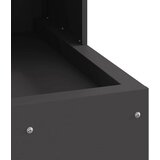  Kamin Crna 50 x 50 x 100 cm Čelik otporan na vremenske uvjete | shoptok.hr