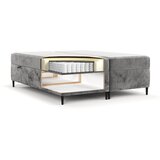 Maison de Rêve Temno siva boxspring postelja s prostorom za shranjevanje 180x200 cm Araya – | Shoptok.si