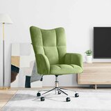  Stolica za opuštanje svjetlozelena baršunasta | shoptok.hr