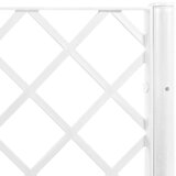  Vrtna sadilica s rešetkom bijela 160 x 120 x 142 cm PP | shoptok.hr