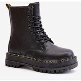EVENTO PE1 Warm Ankle Boots Workers Made of Eco Leather with Zipper Black Naleli | Eponuda.ba