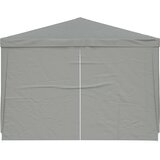 Šator za zabave 300 x 300 x 255 cm Svjetlosiva PE i čelik | shoptok.hr