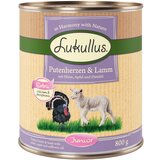 Lukullus Junior puranji srčki & jagnjetina - 6 x 800 g Cene