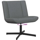  Stolica na kotačiće Tamnosiva 63 x 75 x 76 cm tkanina | shoptok.hr