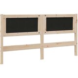  Tapecirani uzglavlje Smeđa 150 cm Masivni bor i tkanina | shoptok.hr