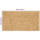 vidaXL Tepih Bež 60 x 200 cm Juta | shoptok.hr