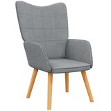  Stolica za opuštanje svjetlosiva od tkanine | shoptok.hr