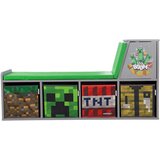 Minecraft OTROŠKA KLOP 119/60/30 cm siva, zelena, večbarvno | Shoptok.si