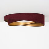  BRILAGI- LED plafonsko svetlo VELVET TWIST LED/24W/230V 4000K prečnik 55 cm bordo/zlatno | Eponuda.com