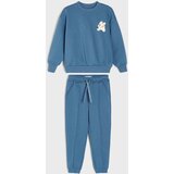 Sinsay Trenirka: sweatshirt majica i hlače s printom psa na skijama Slike