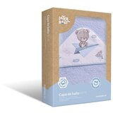 Interbaby ručnik s kapuljačom Paper Plane 100x100 Plavi | shoptok.hr