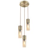 Globo 21000-3HM - Luster na sajli ANNIKA 3xE27/25W/230V prečnik 30 cm mesing | Eponuda.com