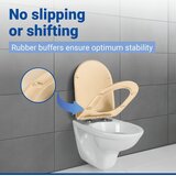 Wenko WC daska s automatskim zatvaranjem 36 x 46 cm Galati – | shoptok.hr