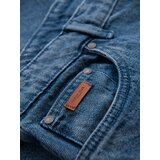 Ombre Men's denim joggers with asymmetrical stitching - blue | shoptok.hr
