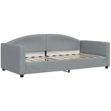  Dnevni krevet s pomoćnim ležajem i ladicama bez madraca svijetlosiva 100x190 cm | Eponuda.com