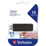  USB memorijski stik 2.0 Verbatim 16GB, crni, Store'n'Go, slider | Eponuda.ba