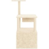  Penjalica za mačke sa stupovima za grebanje krem 109,5 cm | shoptok.hr