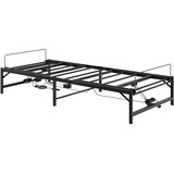  Električni podesivi okvir kreveta Crna 90 x 200 cm Čelik | shoptok.hr