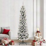 Umjetno božićno drvce Bijela 240 cm PVC i Metal i Plastika | shoptok.hr