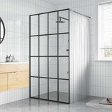 Pregrada za tuširanje od prozirnog kaljenog stakla 100 x 195 cm | shoptok.hr