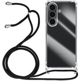 AVIZAR Silikonski etui za Galaxy S26 s pletenino najlonskim traku 70cm, Prozorna, (5000274297) | Shoptok.si