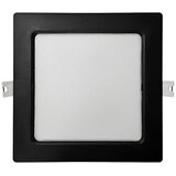  led stropno ugradno svetlo square LED/12W/230V 4000K 17x17 cm crna | Eponuda.com