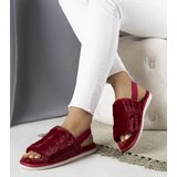 Gemre Burgundy Lolita Slippers | shoptok.hr