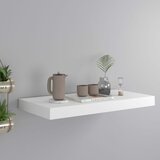 Maison Chic Stenska polica - Viseča Polica bela 50x23x3,8 cm MDF, (21784790) | Shoptok.si