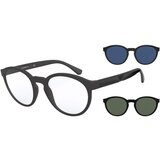 Emporio Armani EA4152 58011W ONE SIZE (52) Črna/Modra Cene