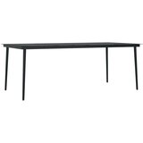  7-dijelni vrtni blagovaonski set smeđe-crni | shoptok.hr