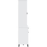  Visoka komoda VIKEN bijela 80 x 40 x 190 cm od masivne borovine | shoptok.hr