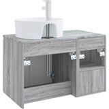 Set namještaja za kupaonicu 2 kom. Siva Sonoma 49,5 x 44,5 x 82 cm | shoptok.hr
