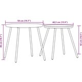 vidaXL Set vrtnih sofa s jastucima crni od čelika i tekstilena | shoptok.hr
