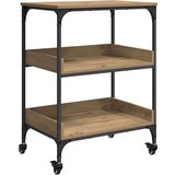  Kuhinjski kolica Umjetnički hrast 60 x 41 x 80.5 cm | shoptok.hr