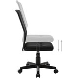  Uredska stolica crna 44 x 52 x 100 cm od mrežaste tkanine | Eponuda.com