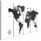  Slika - Black and White Map (5 Parts) Narrow 225x90 Cijene