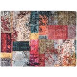 vidaXL Preproga pralna krpanka večbarvna 150x230 cm protizdrsna | Shoptok.si