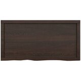  Kupaonska radna ploča tamnosmeđa 100x50x(2-4) cm tretirano drvo | shoptok.hr