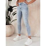 DStreet Spodnie damskie jeansowe CABRELA niebieskie | shoptok.hr