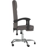  Uredski naslonjač od umjetne kože sivi | shoptok.hr