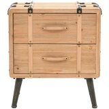 Maison Chic Nočna omarica - Nočna miza trden jelšev les 50x35x57 cm, (21688019) Cene